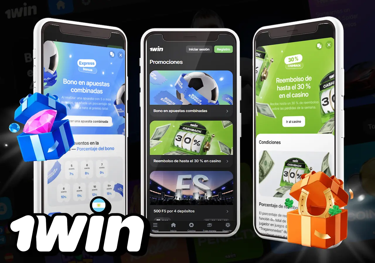 Bonificaciones y promociones en la aplicación móvil 1win